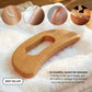GUA SHA EN BOIS DE HETRE UTILISABLE AVEC HUILES, CREMES, GELS, GOMMAGES POUR SOIN DU CORPS ET DRAINAGE LYMPHATIQUE